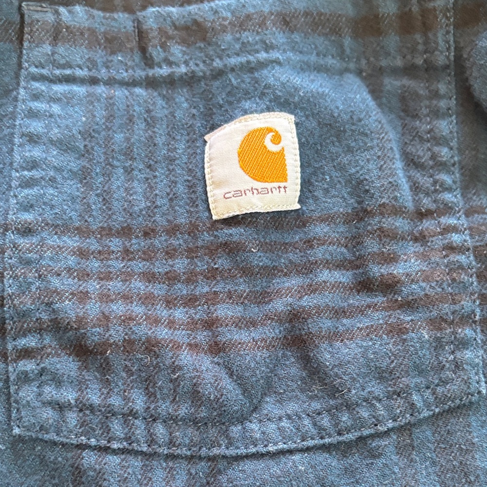 Carhartt Men's Dark Blue Casual Shirt - Picture 2 of 5